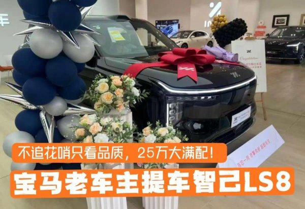 不追花哨只看品质，25万大满配，宝马老车主提车智己LS8