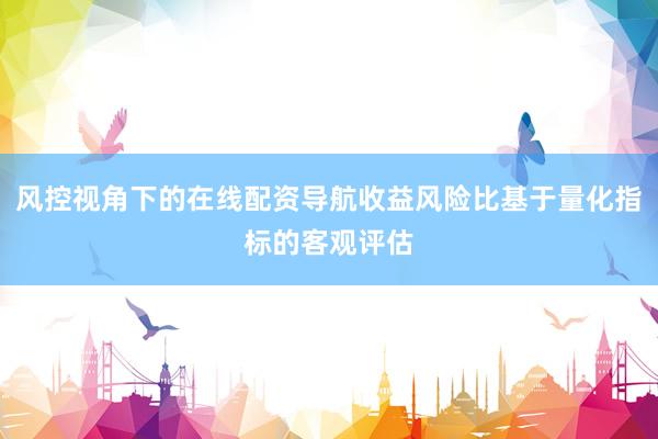 风控视角下的在线配资导航收益风险比基于量化指标的客观评估