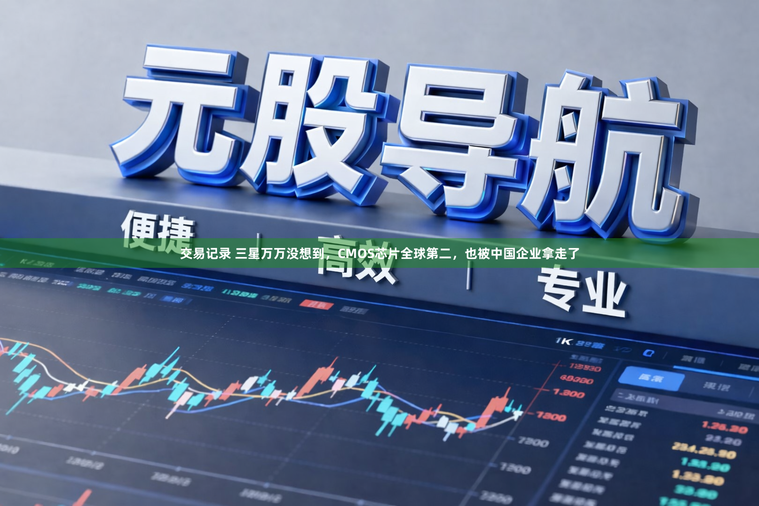 交易记录 三星万万没想到，CMOS芯片全球第二，也被中国企业拿走了